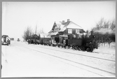 Snöröjningståg vid Färjestaden station. Ölands Järnväg, ÖJ lok 4.