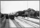 Tågmöte vid Östervärn station.