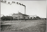 Ystad Eslöv Järnväg, YEJ lok 1 vid Köpingebro station.