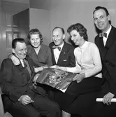 Unga Örnar, årsmöte.
Mars 1957.