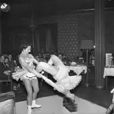 Varietépremiär på Logen.
April 1957.