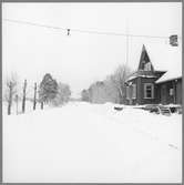 Nedläggningen av bandelen Alunda-Faringe 1/2 1960.