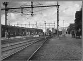 Station öppnad 1894. I samband med Skelleftebanans öppnande tillbyggdes stationshuset 1910, tvåvånings stationshus i trä. På 1930-talet ombyggdes och moderniserades stationshuset. Järnvägen elektrifierades 1941. Godstrafiken upphörde 1997.