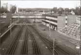 Borlänge station år 1966 invigd den 1 december 1965.