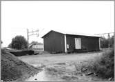 Godsmagasin vid Bor station år 1988.