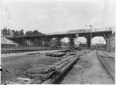 Särlabron i Borås. Byggmästaren A. I Petersson från Småland, Rydaholm. Byggde bron sommaren 1919 öppnades 4 Juli 1919.