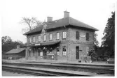 Boxholm station på 1940-talet.
