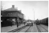 Boxholm station på 1910-talet.