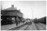 Boxholm station på 1910-talet.