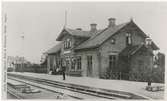 Broby station omkring år 1901.