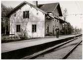 Broddbo station omkring år 1940.