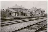 Bräcke station år 1900.