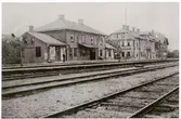 Bräcke station år 1900.