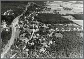 Vy över Dals Rostock. Stationen kom till 1908, då samtidigt den gamla 