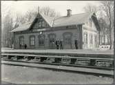 Ekeby station .
Stationen byggd av LEJ 1875 .Envånings stationshus i tegel .
LEJ , Landskrona - Engelholms Järnväg