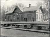 Ekeby station .
Stationen byggd av LEJ 1875 .Envånings stationshus i tegel .
LEJ , Landskrona - Engelholms Järnväg