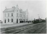 Enköping stationshus. Stockholm Västerås Bergslagen Järnväg, SWB A1 23