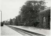 Trädgården vid Eslövs järnvägsstation.