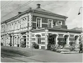 Gamla järnvägsstationen i Falkenberg.