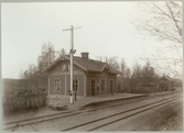 Forshammars station , Köping - Uttersbergs Järnväg KURJ.