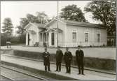 Gemla järnvägsstation.