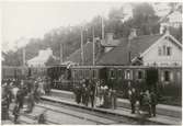 Gnesta station, John Eriksons likfärd 1890-09-16.