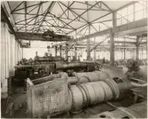 Lokverkstaden vid Nynäs i Gävle på 1910-talet. Gävle - Dala Järnväg, GDJ.