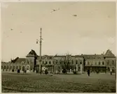 Göteborgs stationshus strax efter branden