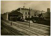 Stationen.
Landskrona & Helsingborgs Järnväg , L&HJ lok 5 