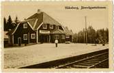 Trafikplats anlagd 1887. En- och enhalvvånings stationshus i trä, moderniserad 1948.