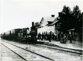 Insjöns station.
Station anlagd 1914. Tvåvånings stationshus i trä