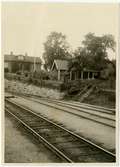 Statens Järnvägar, SJ  Stationsinspektorens trädgård, Järna 26-08-1919