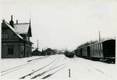 Jönköping Östra station. Trafiken är nedlagd sedan 1935-09-01. Nu återstår rivningen av JGJ, Jönköping - Gripenbergs Järnväg.