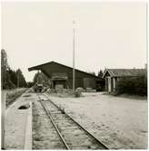 Mönsterås Järnväg, MÅJ  Kianäs station.Foto från nedlagda bandelen Landbäckshult-Fagerhult, trafiken upphörde 1.9.1959.