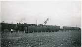 Trafikaktiebolaget Grängesberg - Oxelösunds Järnväg, TGOJ M3 50. Urspårning mellan Valskog och Köping annandag jul 1946.