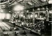 Interiör av lokverkstaden 1936