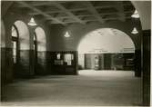 Lund, vestibulen--södra delen.
Stationshuset ombyggt 1924