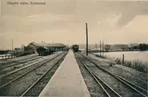 Stationen öppnad 1901 med ett stationshus i trä, som ansågs vara ett provisorium tills banan dragits in till Kristianstad C. Nytt stationshus byggdes dock först 1954-55, varefter det gamla revs. Namnet ändrades senare till Öllsjö.