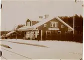 Stationen anlades 1901 och någon ombyggnad av stationshuset har sedan dess ej ägt rum. 1939 utökades bangården med ett spår