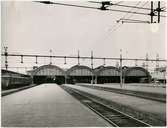 Malmö banhallar.
Stationen hade 'banhall 1' 1856 - 1890, 'Banhall 2' 1891 - 1924 och 'banhall 3' från 1924 .Ombyggnad 1924, Ombyggt igen 1975.