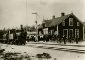 Mjöbäck station
Ett vykort stämplat 1904