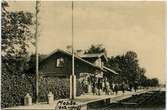 Stationshuset i Mosås. Text på bilden - Mosås 1862-1906.