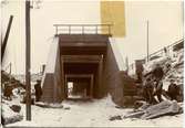 Tunnel under Mölndals station byggd 1915