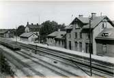 Oxelösund station.
Oxelösund - Flen - Västmanlands Järnväg, OFWJ.