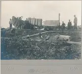 Gärds Härads Järnväg, GHJ. Urspårningen vid Ripa den 28/8 1906.