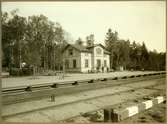 Skogsryds station. BHJ, Borås Herrljunga Järnväg.