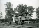 Skäftekärr station Öland 1943.