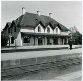 Smedjebacken Station 1920 - 1940.
Stins Sehlegel i bild.