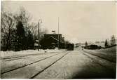 Sollefteå Station/Bangård. Statens Järnvägar, SJ. Banan elektrifierades 1939.