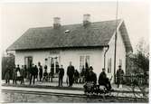 Vinninga station på 1880-talet.